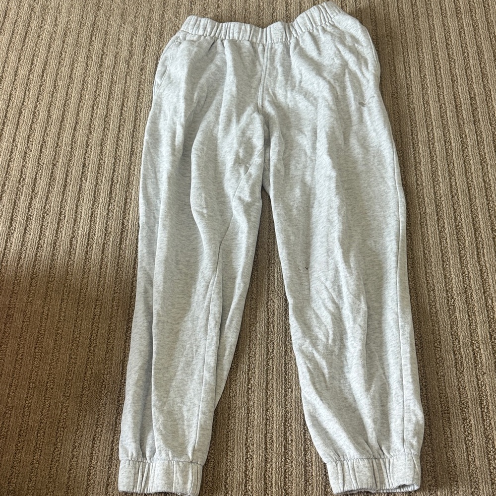 XS light grey holister sweats